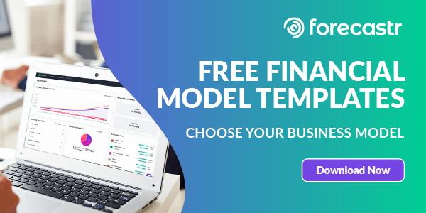Banner: link to resource with financial model templates