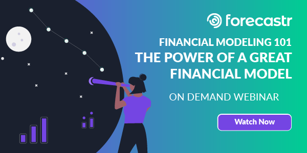 Banner: On Demand Webinar: The Power of a Great Financial Model Big