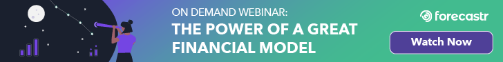 Banner: On Demand Webinar about The Power of a Great Financial Model