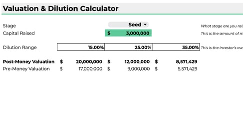 Valuation Calculator