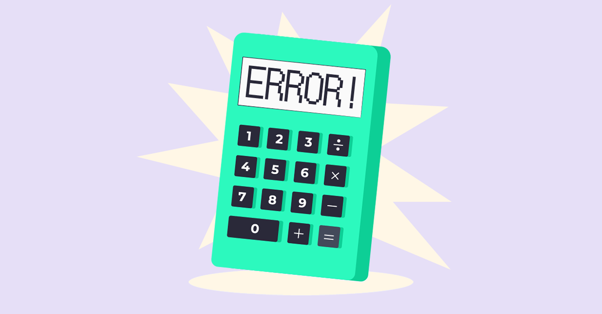 Featured image: Calculate startup valuation mistakes - Error!