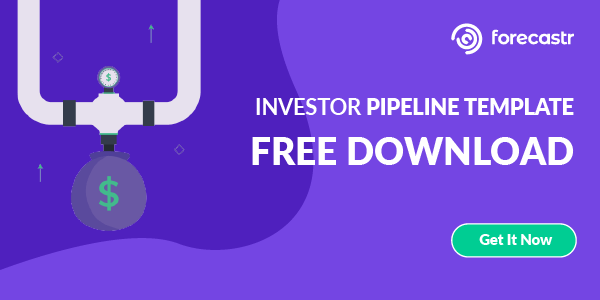 Banner: link to resource with a template to build an investor pipeline