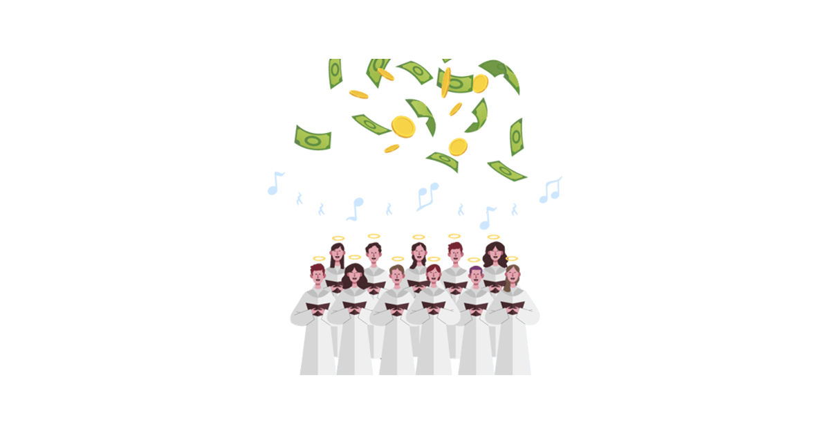 Illustration: A choir of angel investors